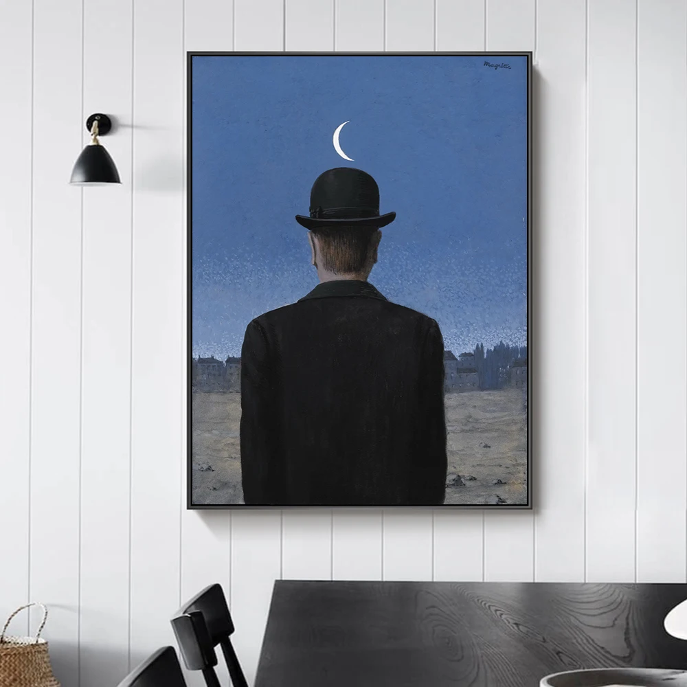 Сын человека от Rene Magritte Масляные картины печать на холсте художественные плакаты