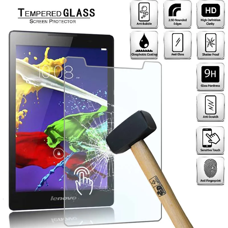 

Tablet Tempered Glass Screen Protector Cover for Lenovo TAB 2 A8 8.0incn Tablet Computer Screen , High-Definition Wear-Resistant