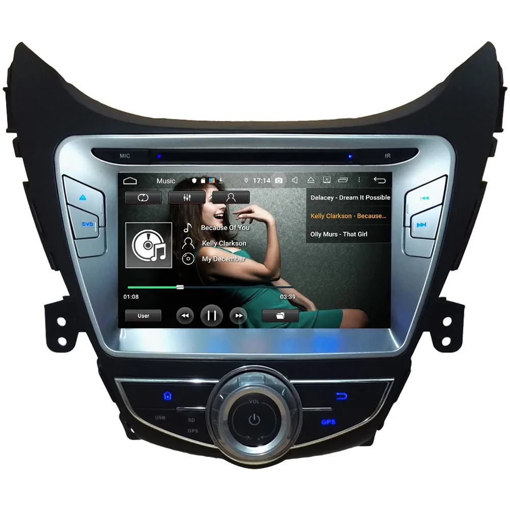 Discount Klyde IPS 4G Android 9 Octa Core 4GB RAM 64GB ROM DSP Car DVD Multimedia Player Stereo For Hyundai Avante Elantra I35 2010-2013 3