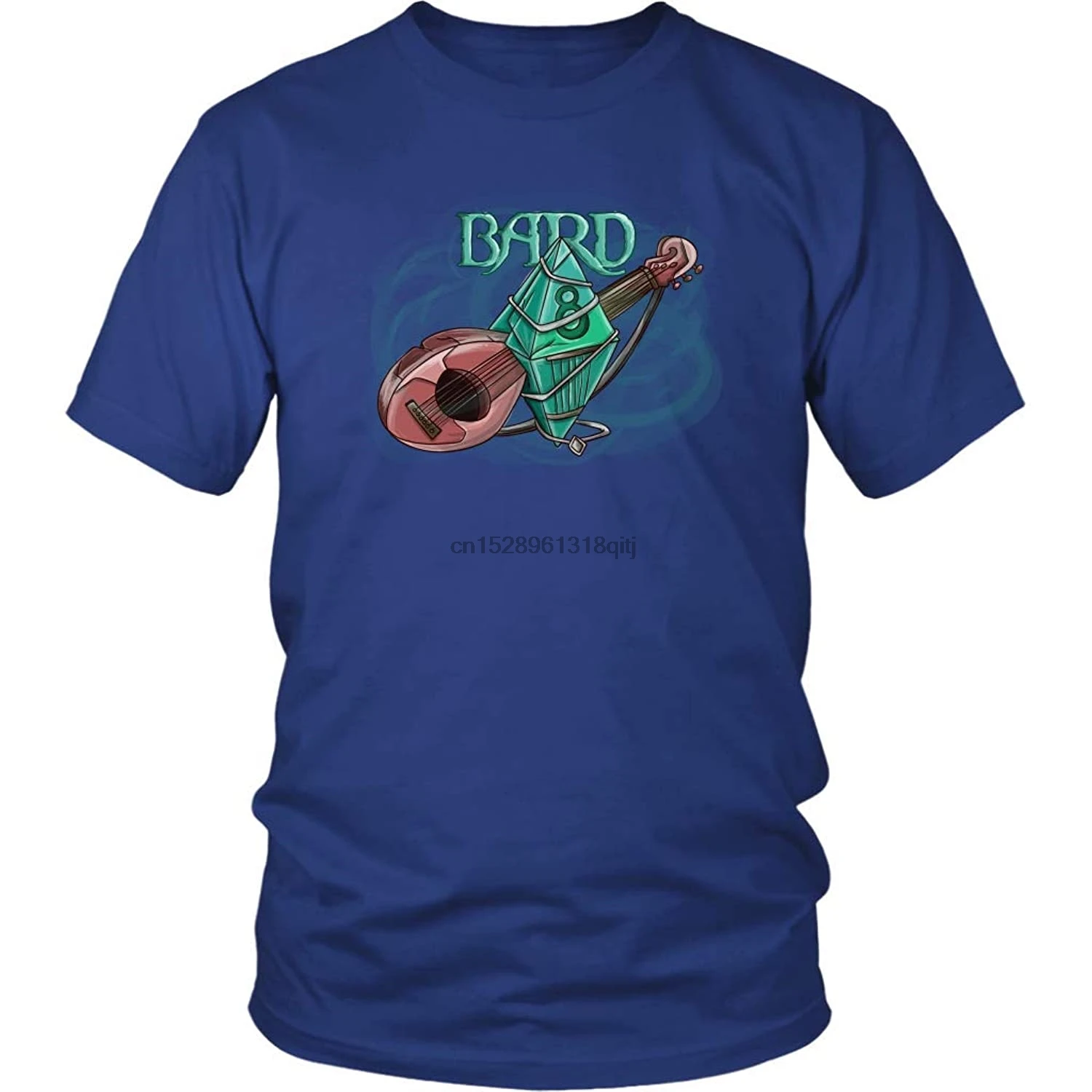 Bard Dice D8 DND T-Shirt - Funny DM RPG Tabletop Gaming Critical Hit Tee Shirt | Мужская одежда