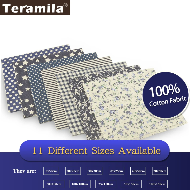 7 Pieces Simple and Plain Color Series Soft 100% Cotton Fabric Fat Quarters Kinds Design Quilting Cloth Scrapbooking Sets Sewing|cloth