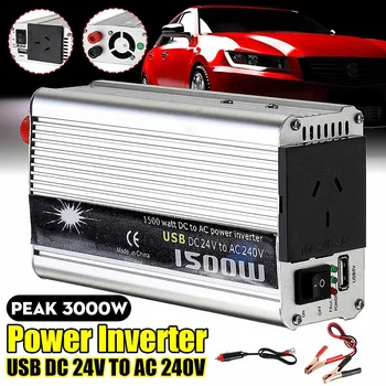 

Car Inverter Modified Sine Wave 3000W Max Power Inverter Voltage Convertor Transformer 12V/24V to 240V