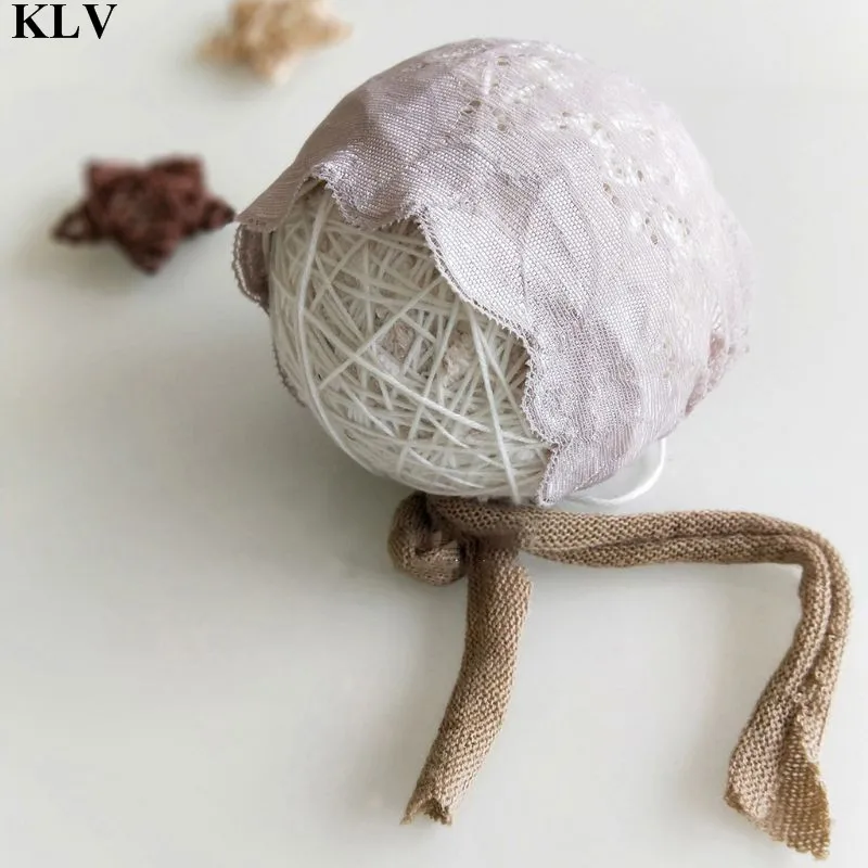 KLV аксессуары для фотосессии новорожденных; реквизит для фотосессии; Детский комбинезон; комплект одежды с шапочкой