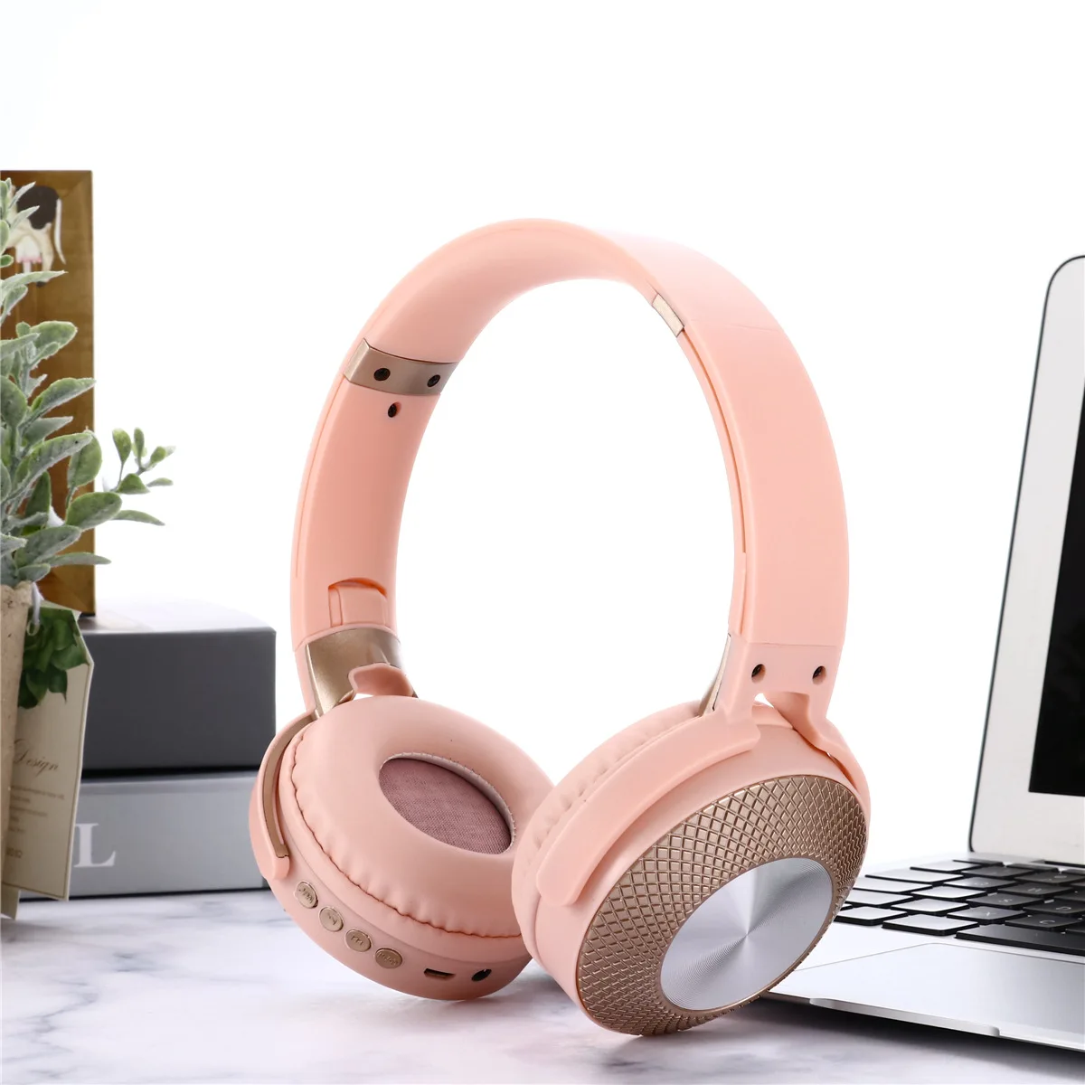 Беспроводные Bluetooth наушники тяжелый стерео Бас HiFi металлическая Спортивная гарнитура TF карта fm-радио Aux 40 шт./партия