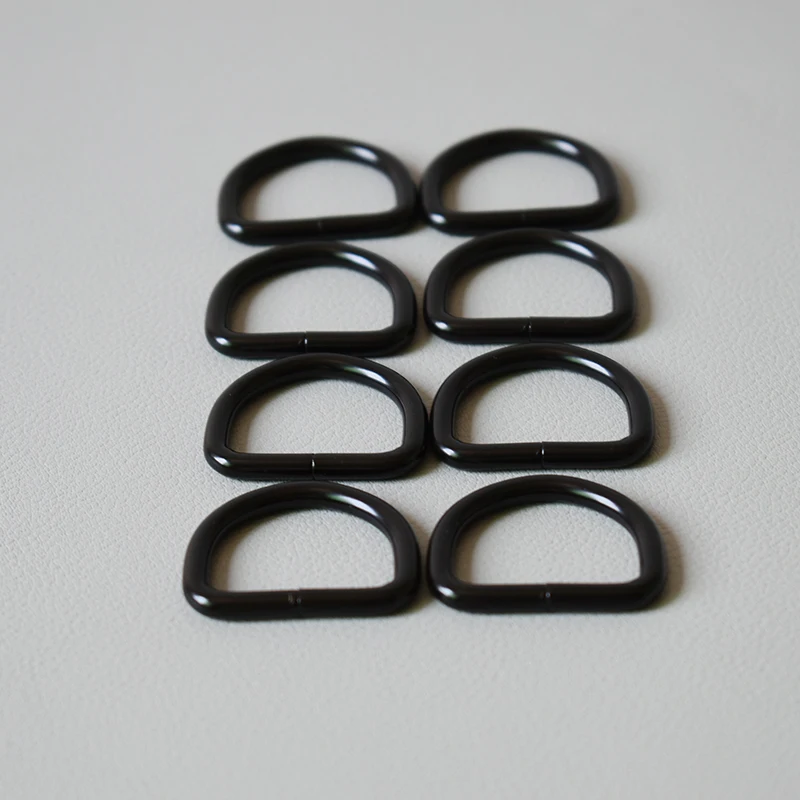 50 Pcs/Lot D Ring For 1Inch(25mm) bing Dog Collar Connect Metal