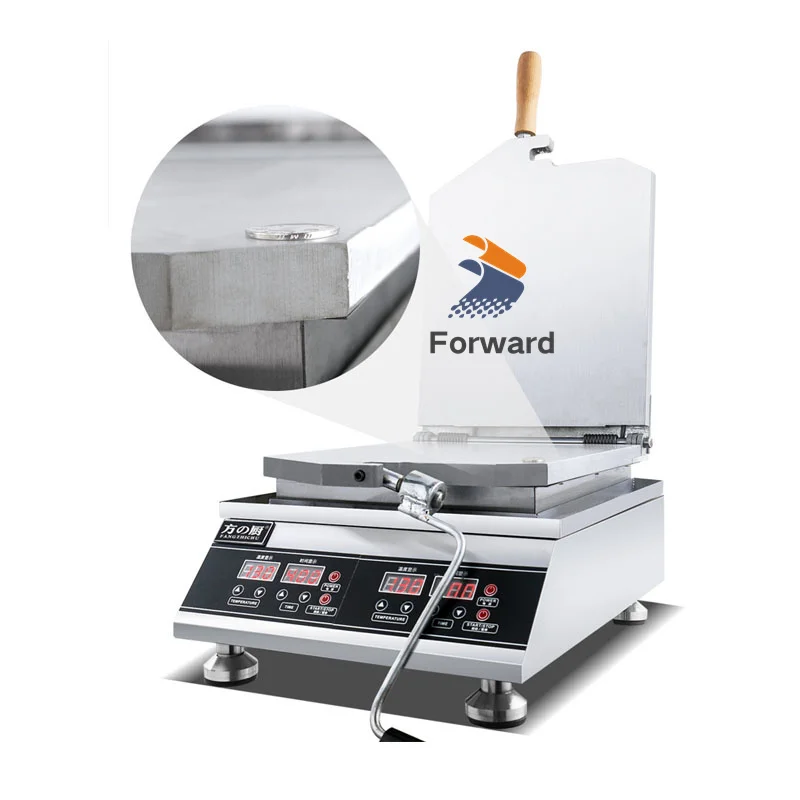 110V 220V Freshly Made Prawn Tako Senbei Maker Machine Pancake Grill Roaster Seafood Fossil Cake Machine Octopus Cracker Machine 2
