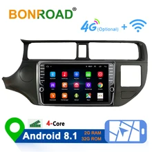 Bonroad 2Din " Android 8,1 автомобильный dvd-плеер Мультимедиа gps навигация Радио Видео плеер для KIA Rio K3 2012