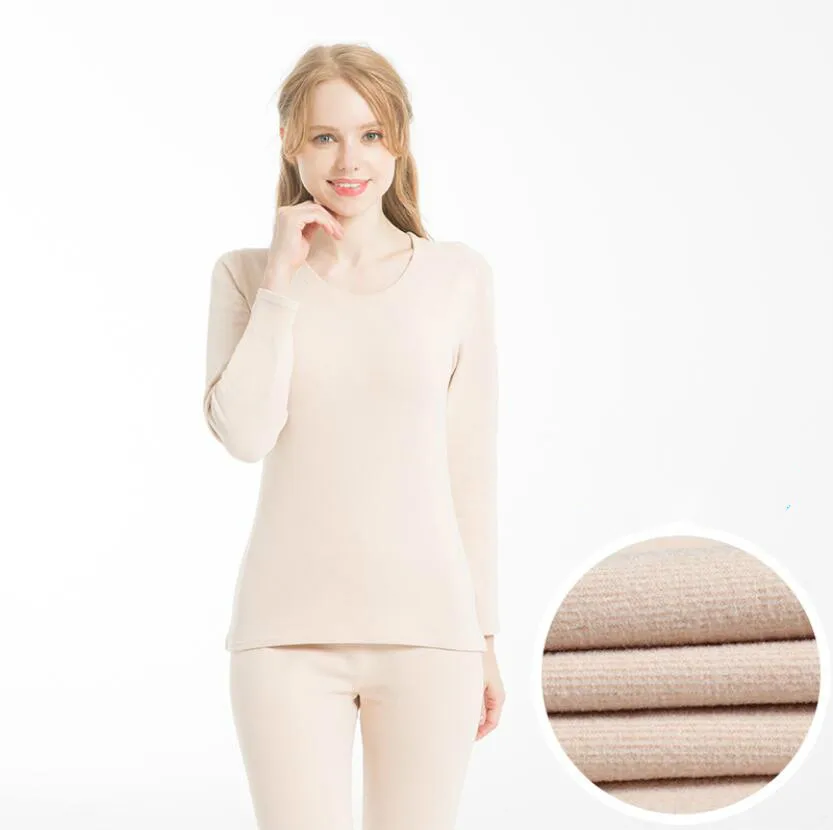 underwear thermal Нижнее белье зимнее теплое Ropa Termica Mujer мужское термобелье женский костюм с начесом длинный рукав термо рубашка кальсоны - Цвет: underwear thermal