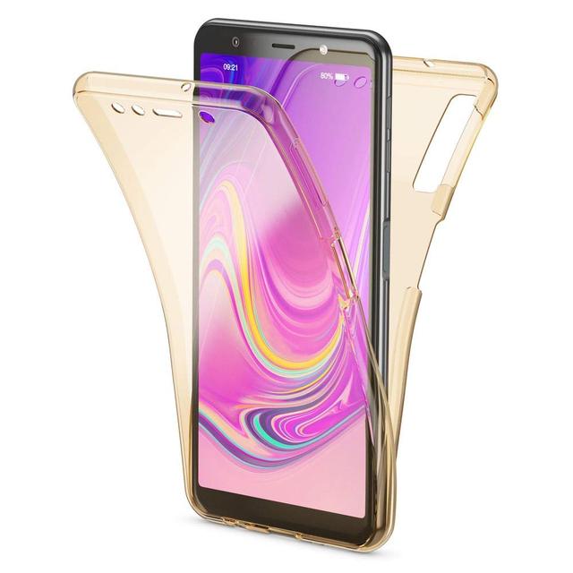 Double Silicone Case For Sasmung Galaxy A10 A20 A30 A40 A50 A70 M20 A50s S8 S9 Plus Note 10 9 S8 S7 edge S10e S10 Cover full