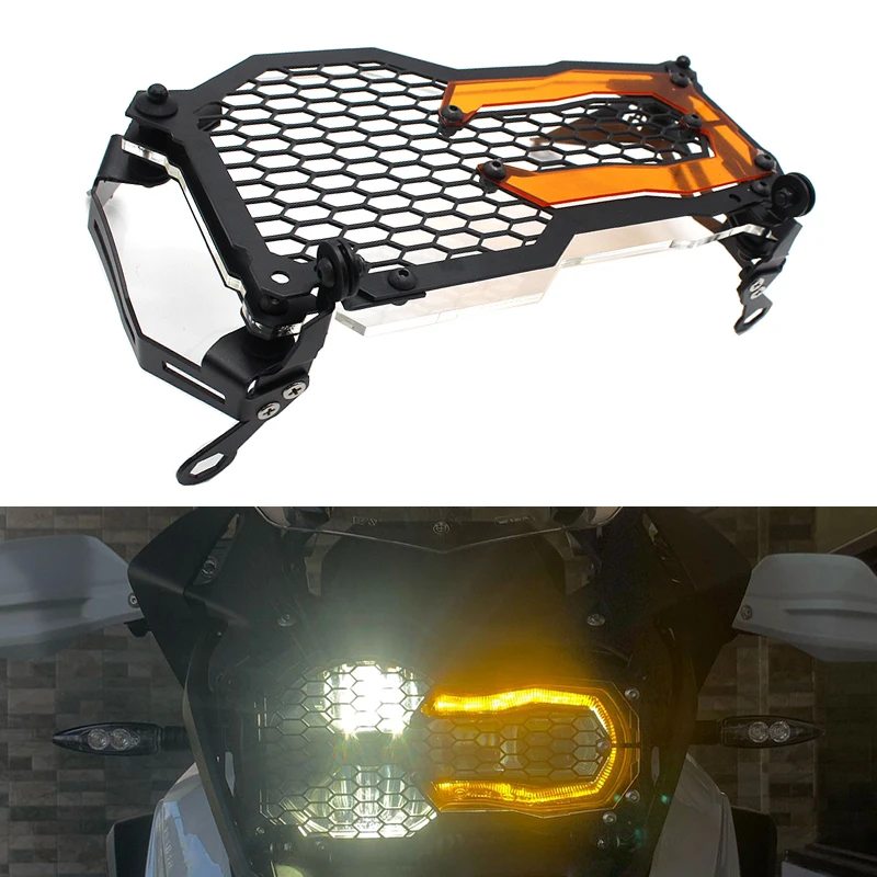 Headlight Cover Lamp Patch For BMW R1250GS R1200GS Adventure R1250 R1200 GS ADV R 1200 GSA LC Head Light Guard Protector Grille |