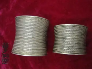 

Jewelry Pearl Bracelet No Jingangteng Festival double tap silver bracelets inlaid jewelry rattan disc playing medi Free Shipping