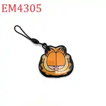 125 кГц перезаписываемый Бланк карты RFID брелок жетон бирка близость EM4305 T5577 кольцо для ключей карта контроля доступа Быстрая 1