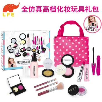 

Simulation of each family princess makeup toy children girl jewelry cosmetics dressing toy set