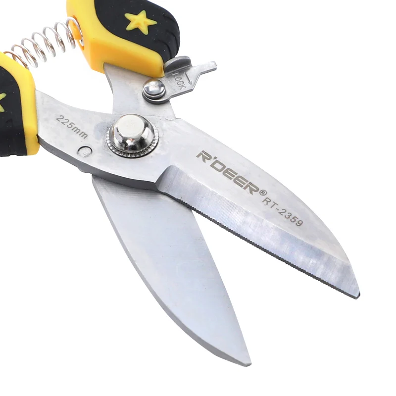 Modern Metal Cutting Scissors Tin Snips Stock Photo 1720194025