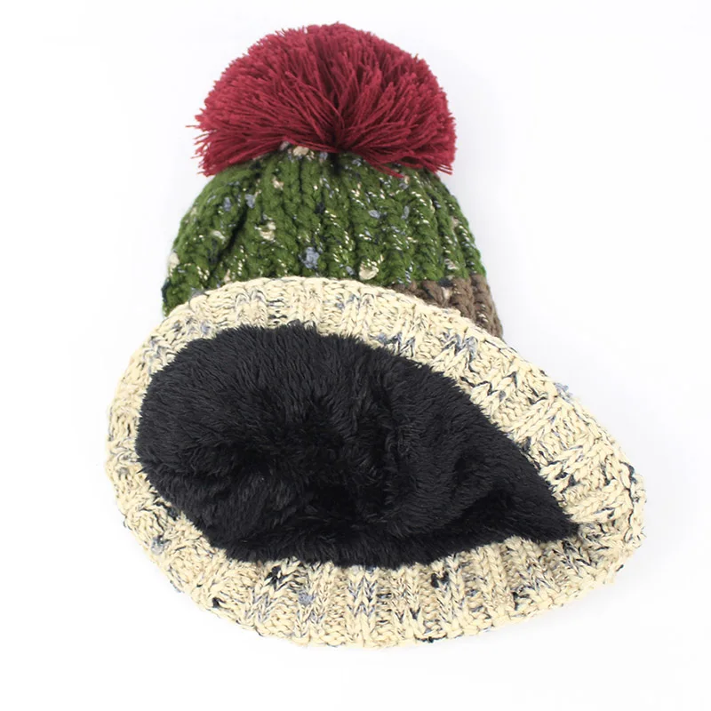 Повседневная шерстяная вязаная шапка Skullies Beanies, зимние теплые крутые шапки, женская уличная шапка, осенняя женская шапка, лыжная шапка, новинка