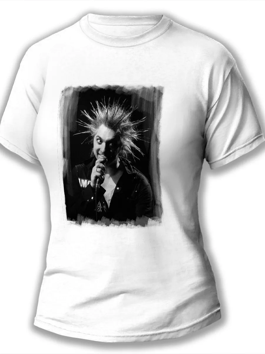 T shirt women White King and Jester (quiche Russian rock music горшек Michael горшенев) 6209 | Женская одежда
