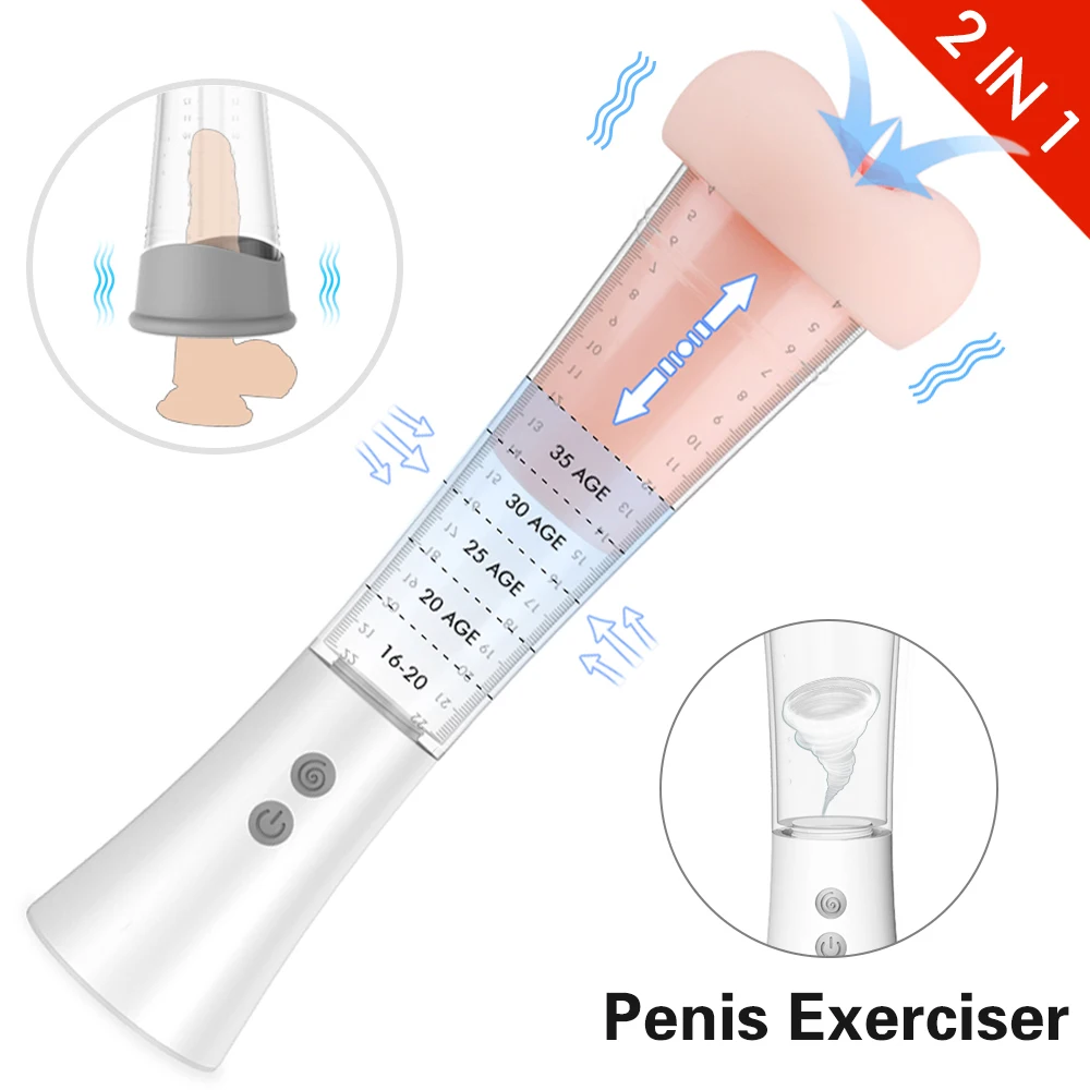 Секс вибратор для мужчин насос пениса вакуумный Электронный увеличения мужской