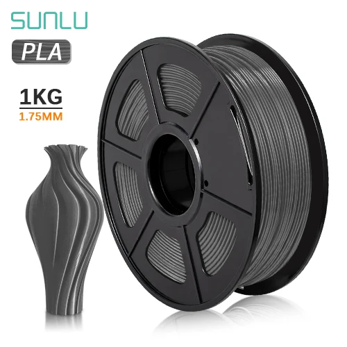 SUNLU-filamento de impresora 3D PLA de 1,75mm, 1kg, boquilla no bloqueada, filamento de alta calidad, dibujo Digital DIY para impresora 3D FDM
