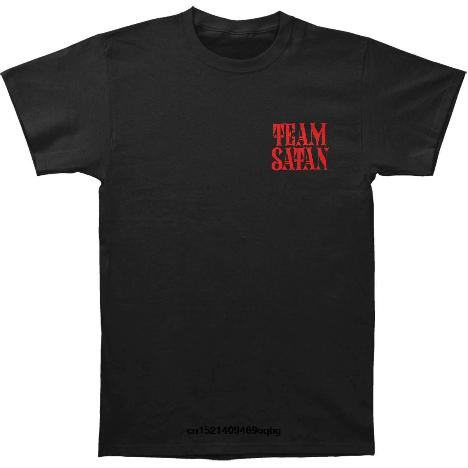Deicide Team Satan T-Shirt Black Men Tee Shirt Tops Short Sleeve Cotton Fitness T Shirts Novelty O-Neck |