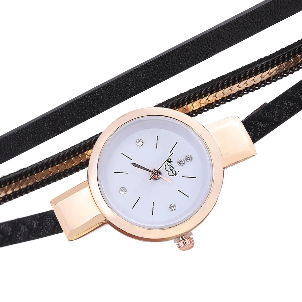 SLOGGI Роскошные Брендовые Часы для женщин Мода Золотой браслет часы дамы повседневное кожа фирменные кварцевые наручные часы montre femme