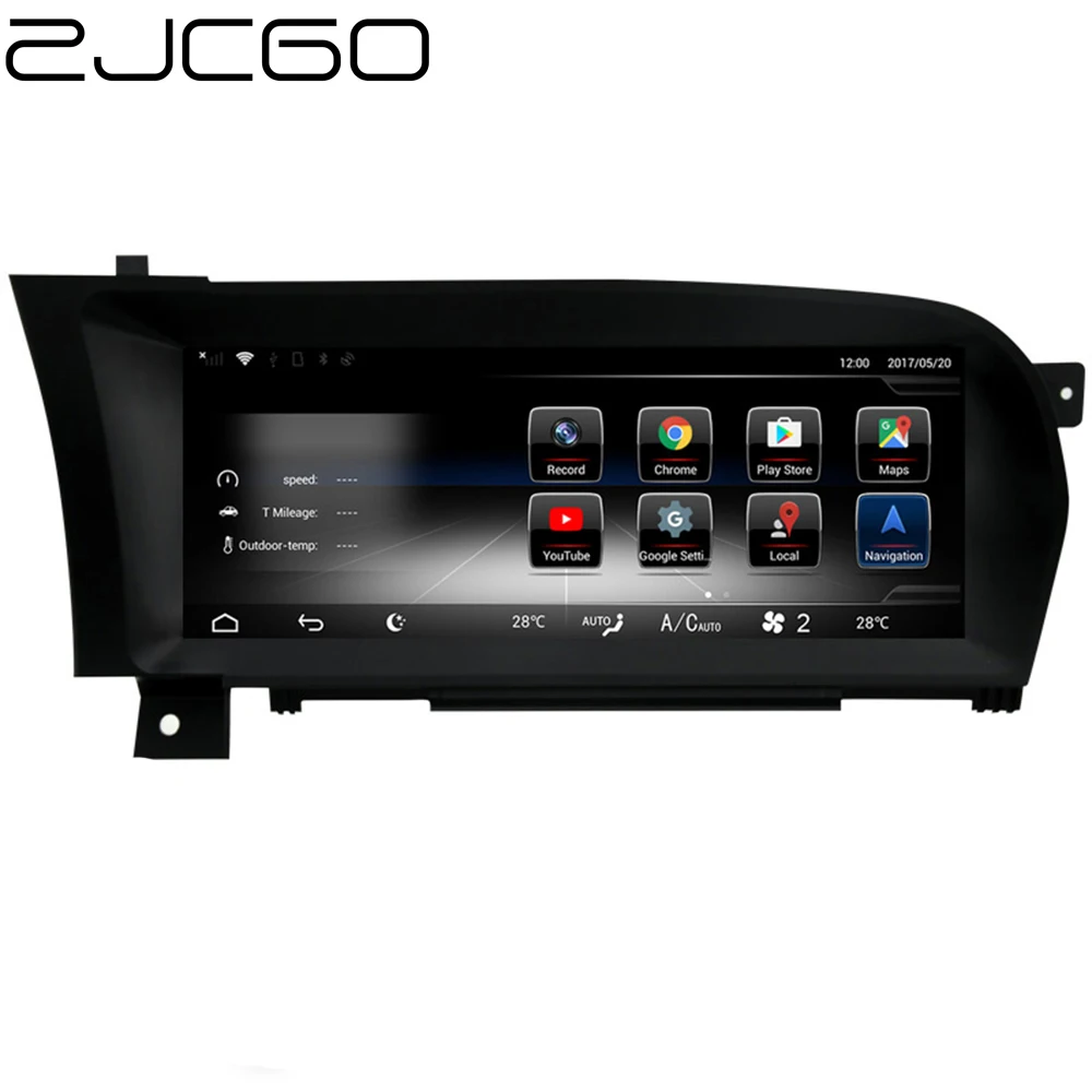 Автомобильный мультимедийный плеер стерео gps DVD Радио Навигация Android экран для Mercedes Benz S класс W221 S280 S300 S320 S350 S400 - Цвет: Screen