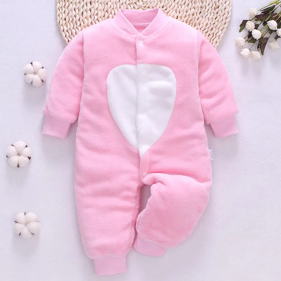 08 drop shipping winter baby footies infant boy girl clothing newborn jumpsuits new born baby clothes footie pajamas Toddler coat - Цвет: 08