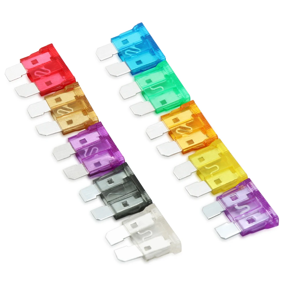 50PCS Car Fuses Auto Blade Type Fuse Set Accessories for toyota chr corolla camry prius venza prado Rav4 Auris Yaris aygo