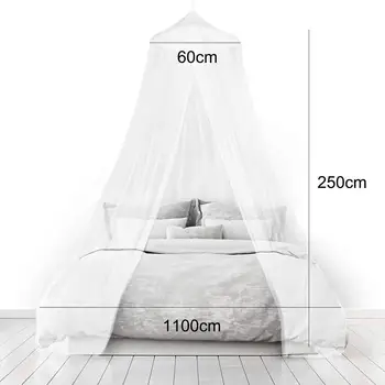 

Universal Anti Mosquito Mesh Net with Storage Bag Dome Hanging Bed Canopy Netting for Single to King Size Beds Hammocks Cribs