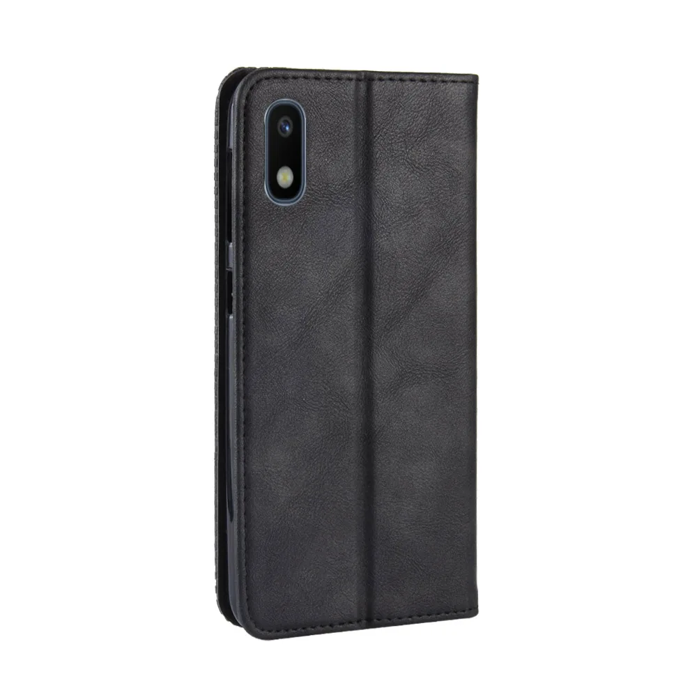 Магнитный винтажный кожаный чехол Премиум Coque для samsung Galaxy A10e A102U чехол 5,8 дюймов флип фривольный анти-осенний чехол