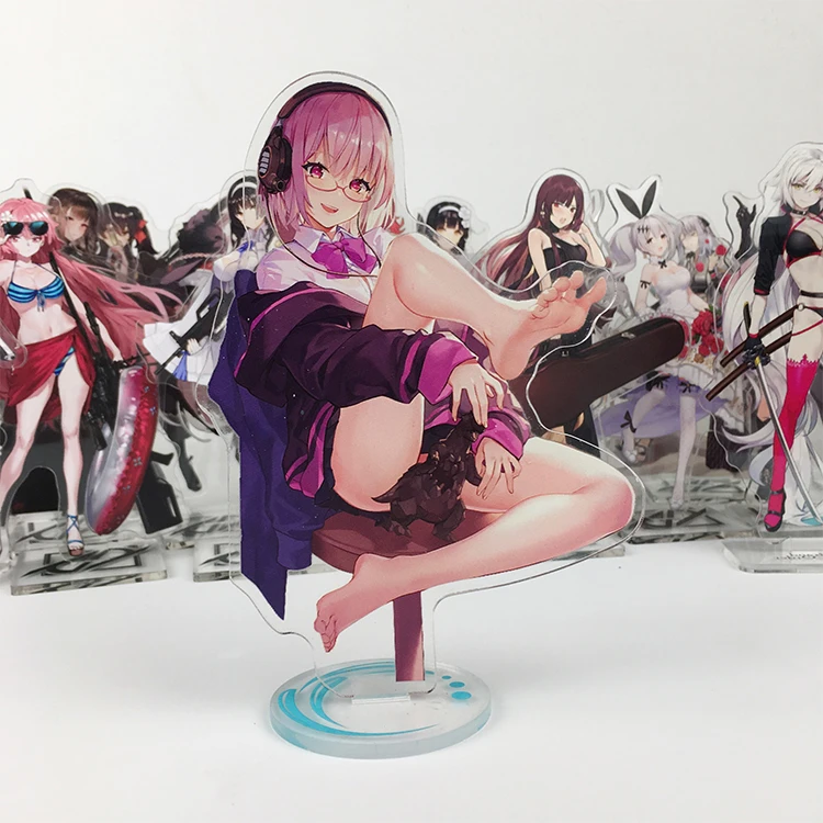 Stand Figure Japanese Anime SSSS.GRIDMAN Shinjo Akane Takarada Rikka Cosplay Acrylic Desktop Model Display Charm Decor Toy Gifts elvira costume Cosplay Costumes