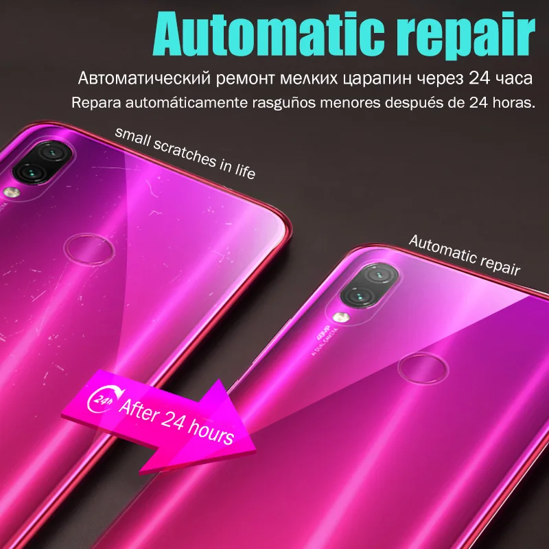 35D полное покрытие Гидрогелевая пленка для Xiao mi Red mi Note 8 7 5 K20 Pro mi 9T 8 Lite 9 CC9E A1 A2 Защитная пленка для задней панели не стекло
