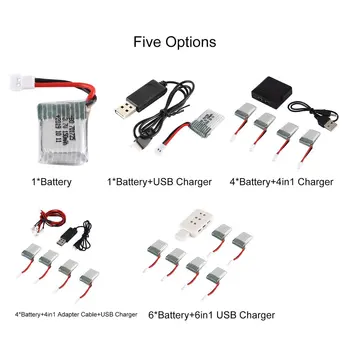 

3.7V 150mAh Rechargeable Battery Drone Battery for H8/H20/H36 for Syma x2 for Nihui U207 for Eachine E010