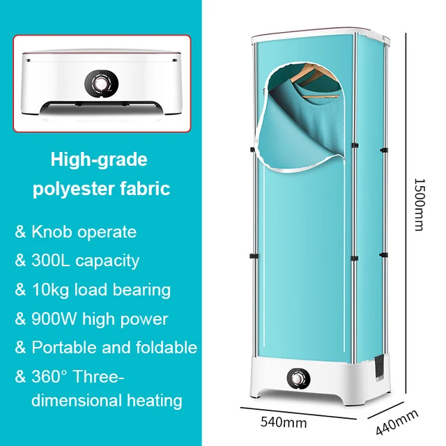 Portable Mini Air Dryer Electric Clothes Warmer Air Fan Heater Folding