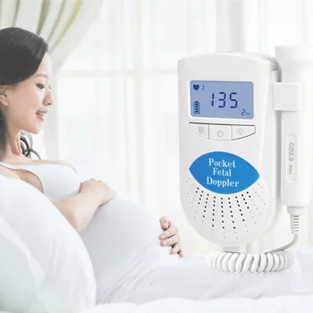 

Fetal Doppler Ultrasound Heart Rate Monitor Home Baby Heartbeat Detector Home Prenatal Heart Beat Household Fetal Tester