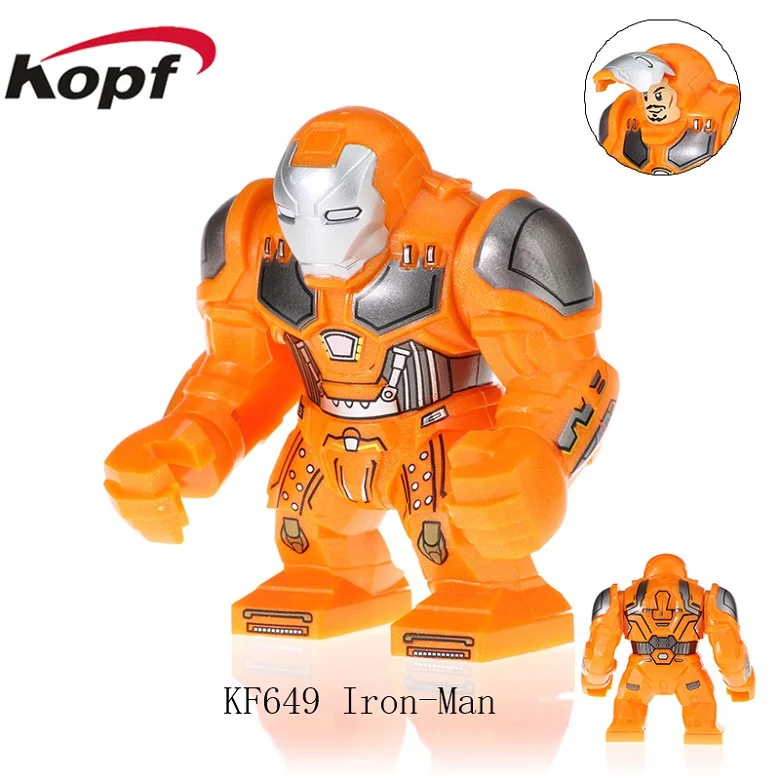 KF649 20Pcs No Box 20 шт. Супер Герои строительные блоки Мстители 3 Бесконечность войны Mark 44 36 железа Patrot человек цифры Детский подарок игрушки KF649 - Цвет: KF649 20Pcs No Box