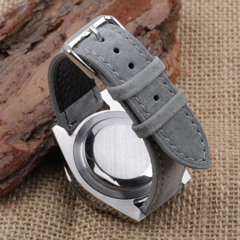 Soft Suede Leather Watch Band 18mm 19mm 20mm 22mm 24mm Blue Watch Straps Stainless Steel Buckle Watch Accessories Soft Suede Leather Watch Band 18mm 19mm 20mm 22mm 24mm Blue Watch Straps Stainless Steel Buckle Watch Accessories