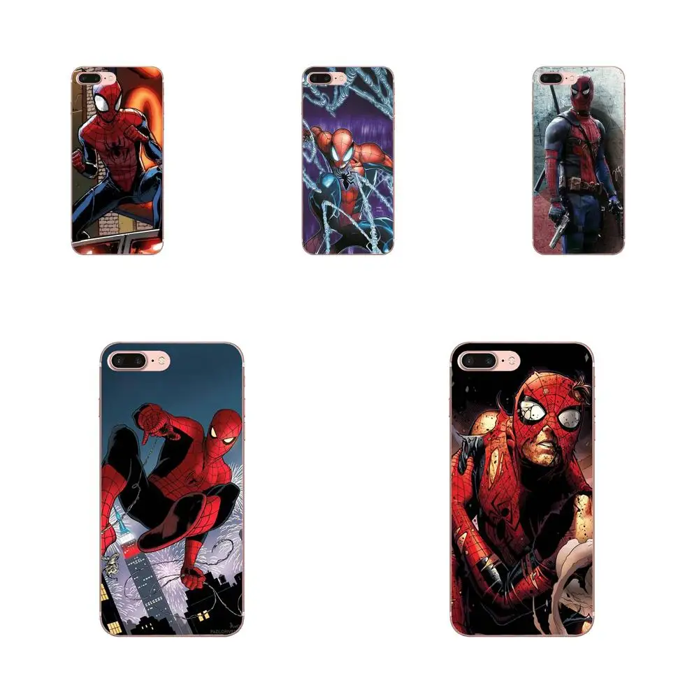 Armor Mask The Avengers Spider Man For Huawei Nova 2 V20 Y3II Y5 Y5II Y6 Y6II Y7 Y9 G8 G9 GR3 GR5 GX8 Prime 2018 2019 Soft Cover | Мобильные