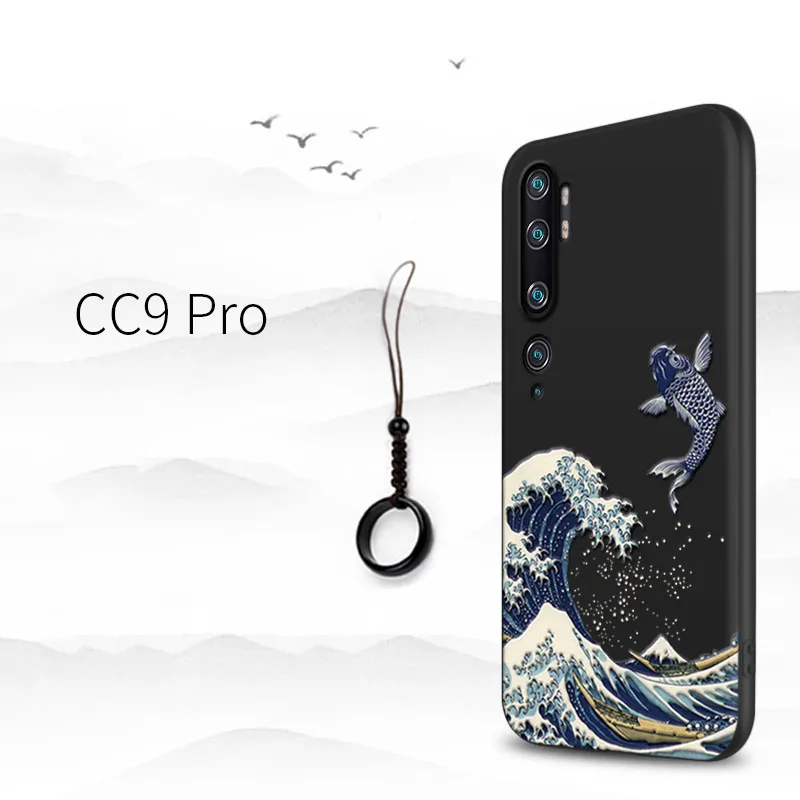 Чехол для телефона Great Emboss XIAOMI Mi Note 10 CC9 Pro MI9Lite A3 CC9e чехол канагава волн журавлей 3D