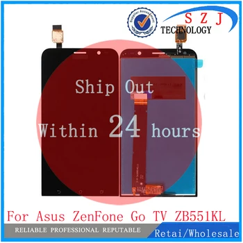 

New 5.5'' inch For Asus ZenFone Go TV TD-LTE ZB551KL X013D LCD display + touch Screen Panel Digitizer free shipping