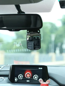 

Car Baby Mirror For Kid Adjustable Back Seat Safety Rear Facing Mirror Rear View Mirror Kids Monitor Safety Seat Mirror ZL860