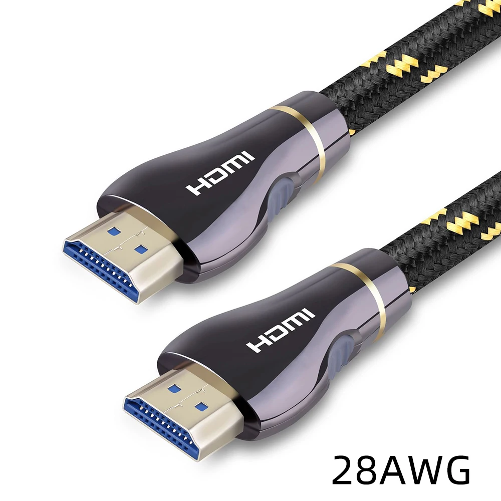 FDBRO HDMI кабель высокоскоростной 3D 4K 60FPS HDMI 2,0 кабель плетеный шнур Ethernet ARC проектор Компьютер ТВ видео HD кабель