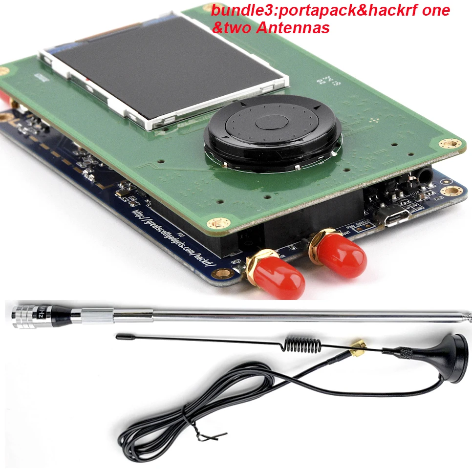 PortaPack для HackRF One SDR программное обеспечение определяется Радио 1 МГц до 6 ГГц Материнская плата макетная плата комплект с portapack