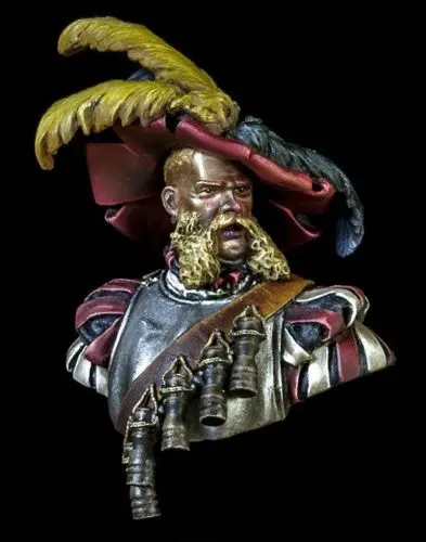 

1/20 Resin Model Building Kit Bust Mercenary