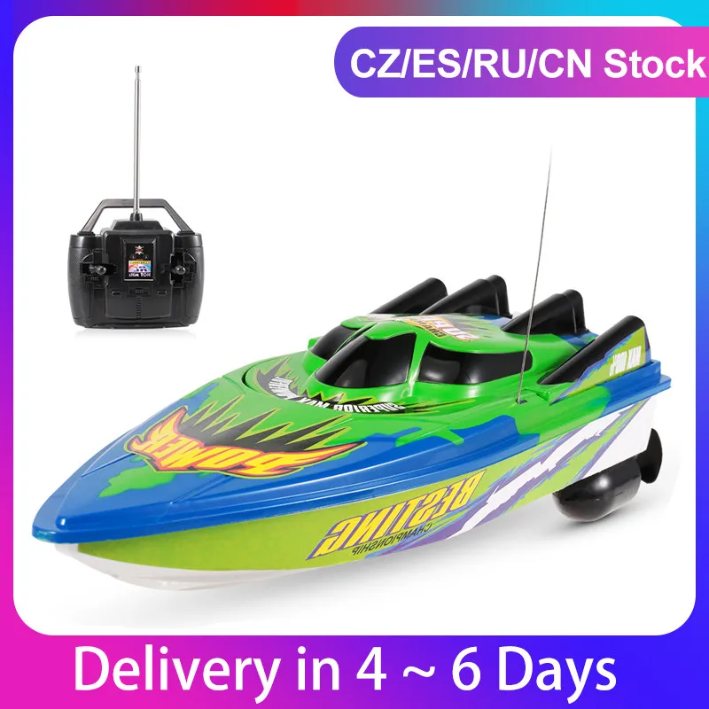 Радиоуправляемая лодка скоростная радиоуправляемая моторная игрушка с