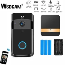 Wsdcam Smart Deurbel Camera Wifi Draadloze Call Intercom Video-Eye Voor Appartementen Deur Bell Ring Voor Telefoon Home Security camera 'S