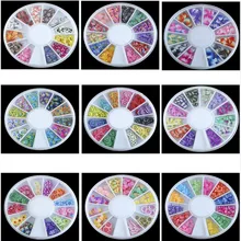 15 estilos de frutas flor falso unhas dicas natureza fã dedo cartão completo unha arte exibir prática acrílico uv gel polonês ferramenta manicure(China)