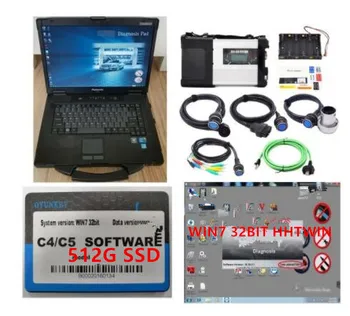 

2020 Diagnostic Tool mb star c5 sd connect Wifi Diagnosis SD C5 Wireless Function with HDD software 2020.06 with CF52 Laptop