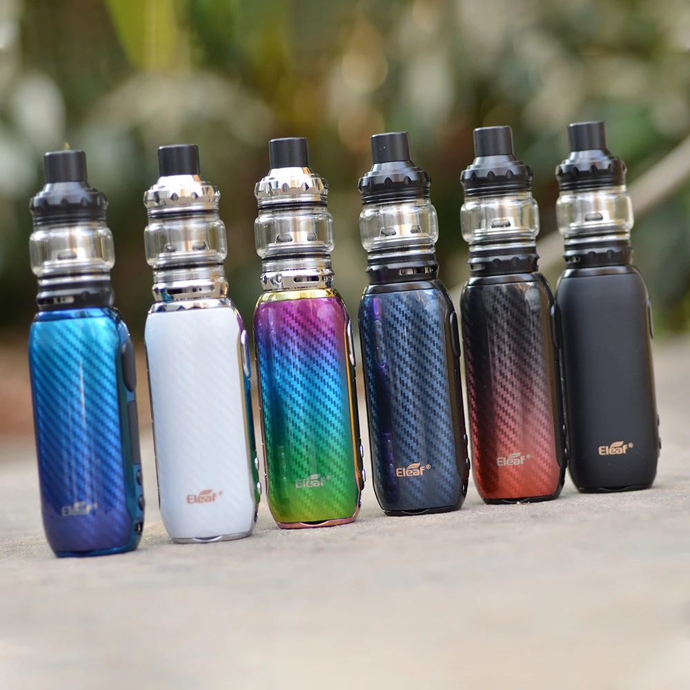Новинка оригинальный набор Eleaf iStick Rim C 80 Вт TC Kit wit/ 4 мл атомайзер Melo 5 и 2 А для