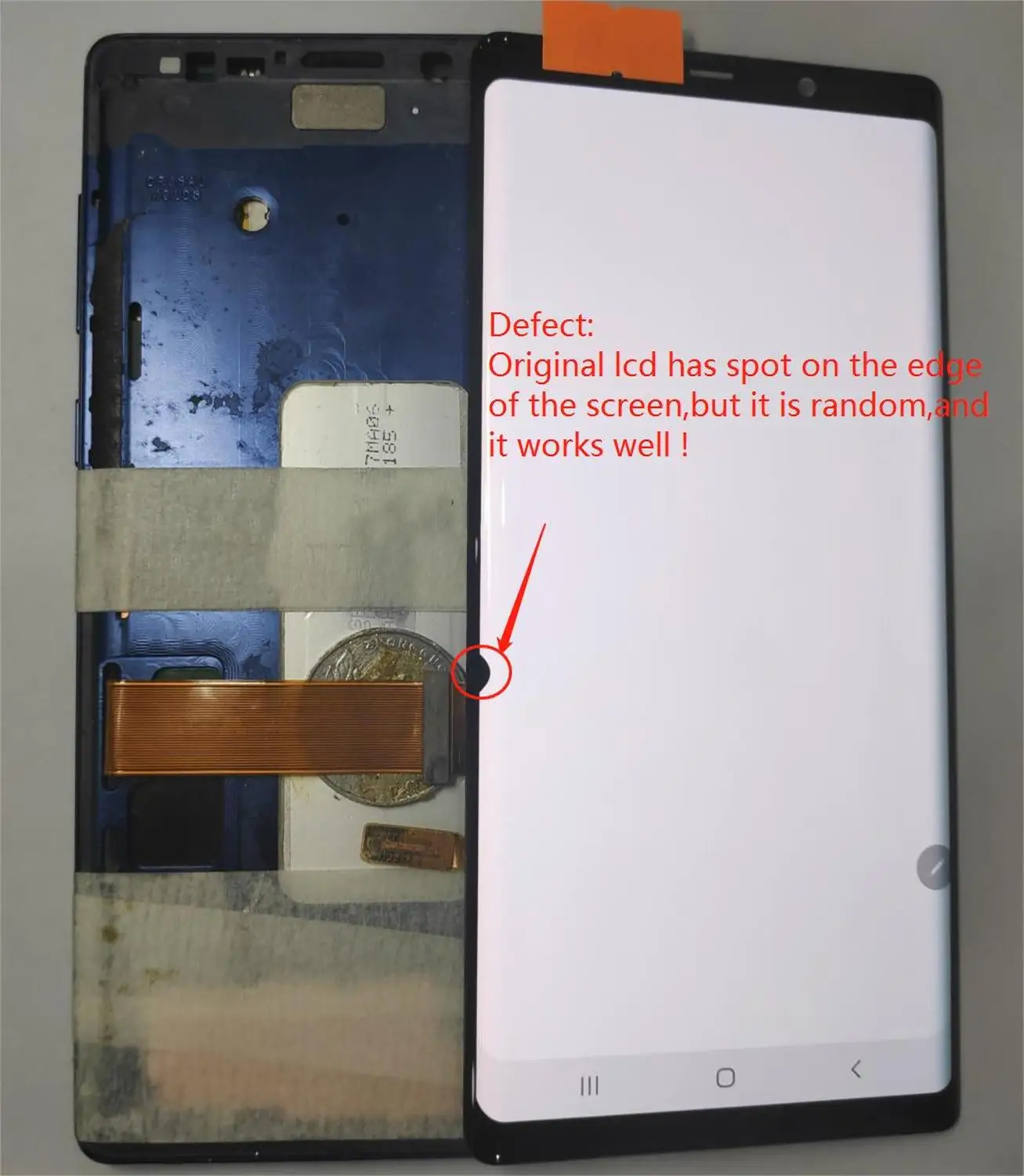 

LCD For Samsung Galaxy Note 9 Lcd Display Touch Screen Digitizer Assembly N960 N960F N960D N960DS Original lcd with Black Spot