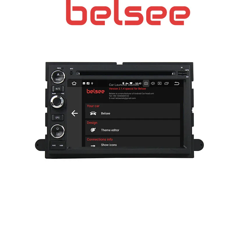 Belsee Android 9,0 Авто головное устройство Радио Стерео навигация gps Ford F150 Edge Fusion Explorer Expedition Mustang frestyle